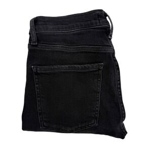 AGOLDE Sophie‎ Mid Rise Skinny Ankle Jeans Women's Size 27 Black Frayed Hem